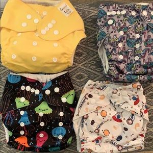 Cloth diaper bundle brand new mix of styles